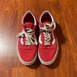 red old skool vans